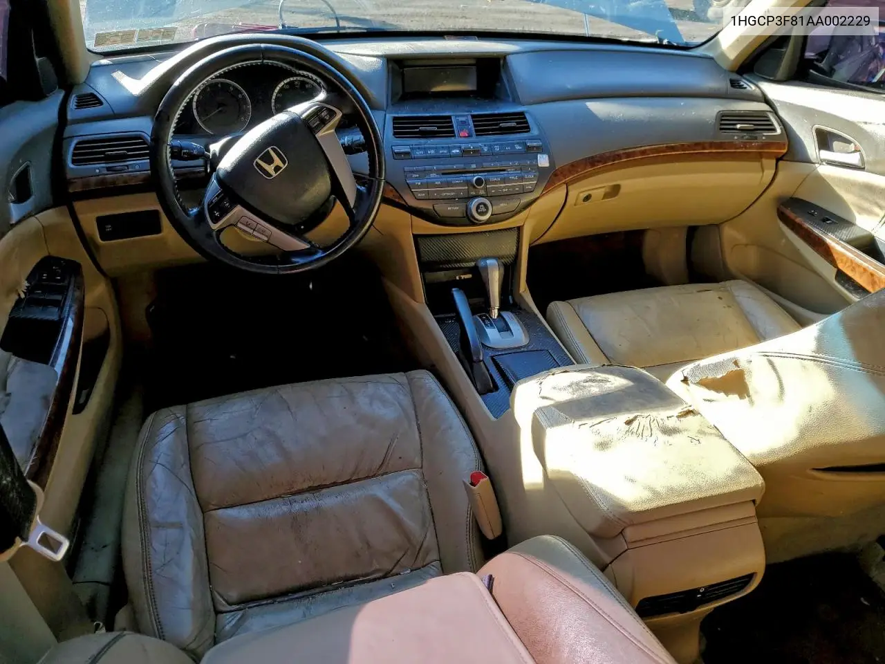 1HGCP3F81AA002229 2010 Honda Accord Exl