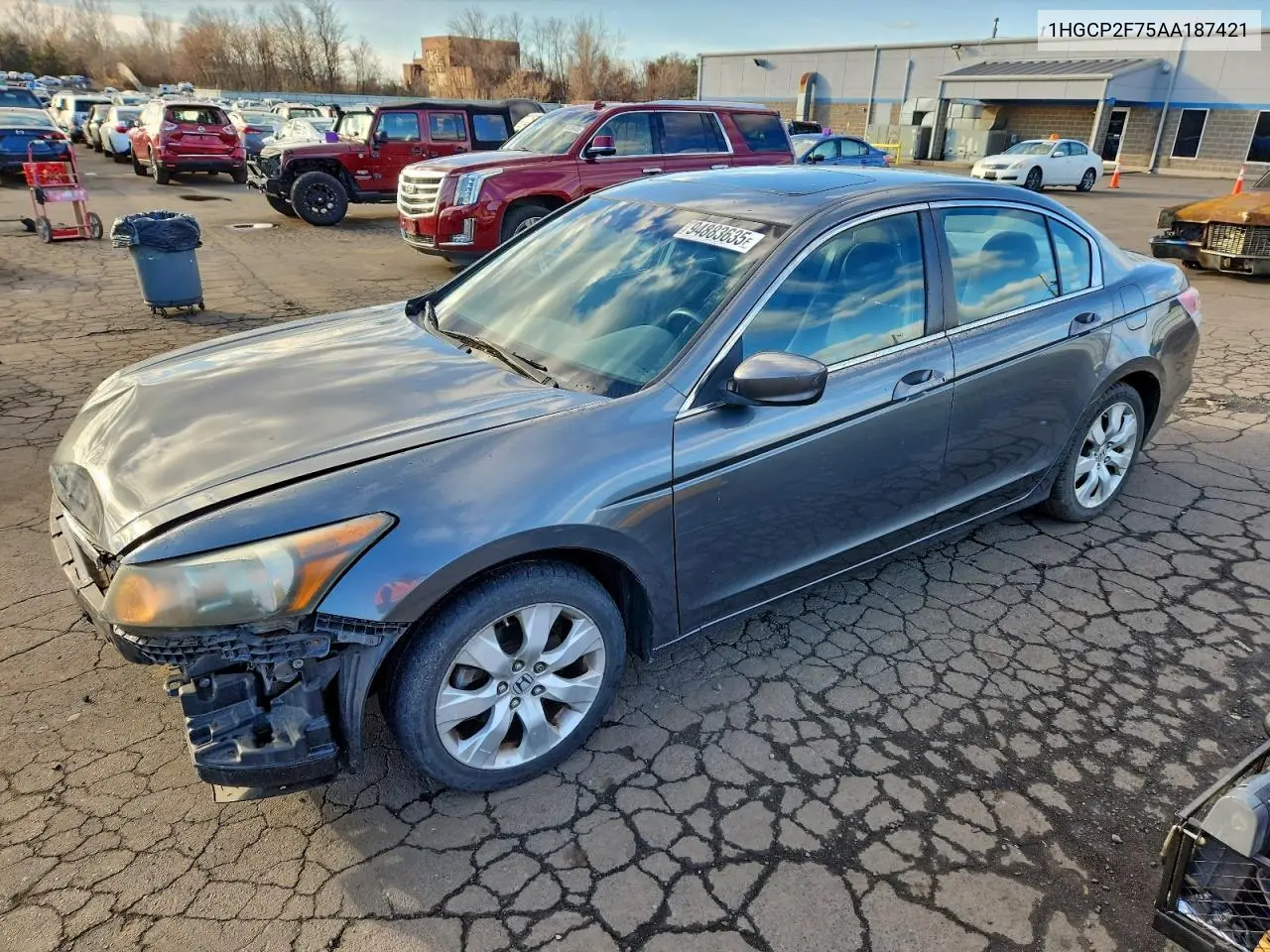 1HGCP2F75AA187421 2010 Honda Accord Ex