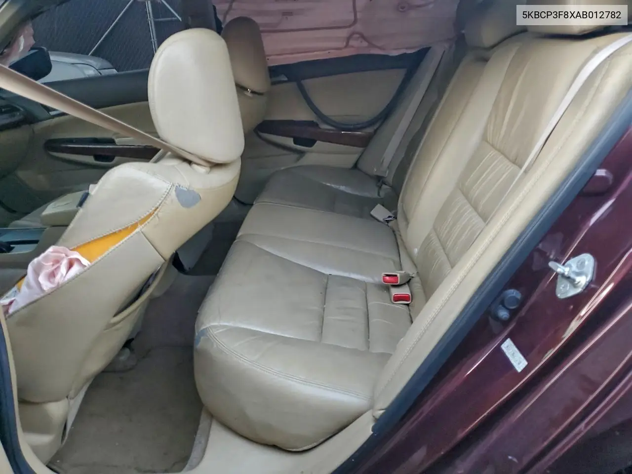 5KBCP3F8XAB012782 2010 Honda Accord Exl