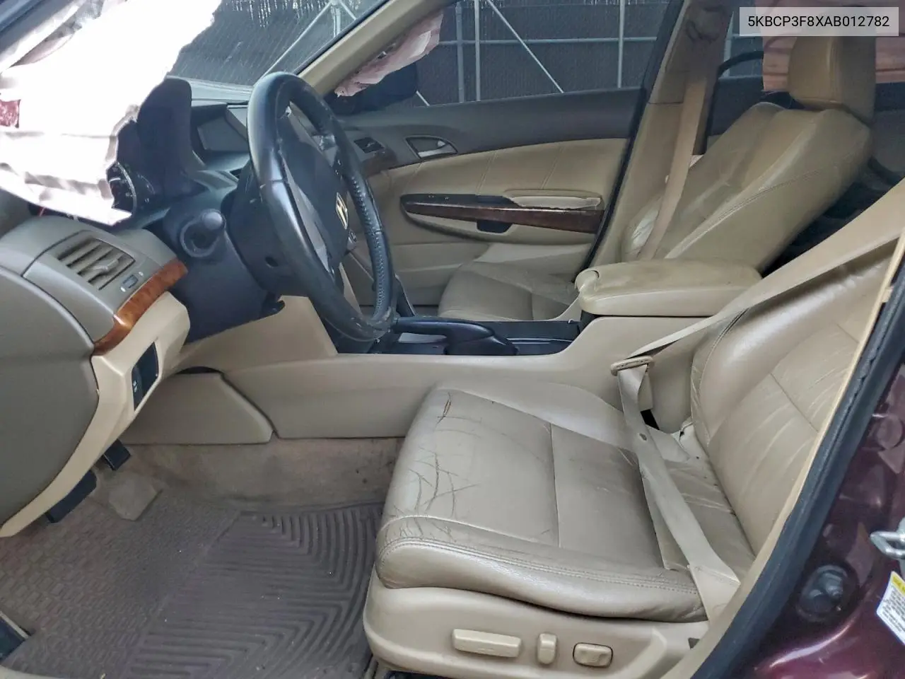 5KBCP3F8XAB012782 2010 Honda Accord Exl