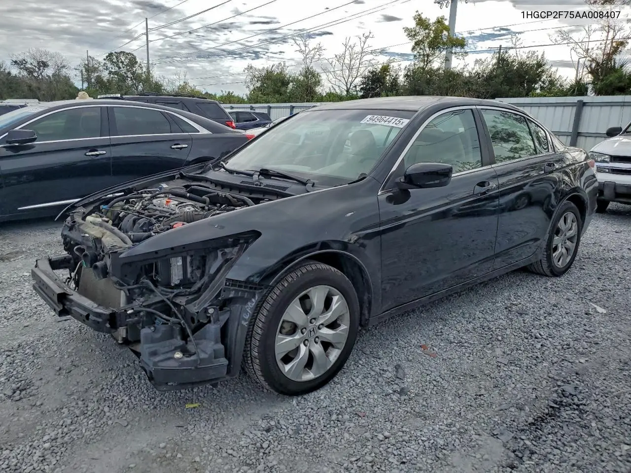 1HGCP2F75AA008407 2010 Honda Accord Ex