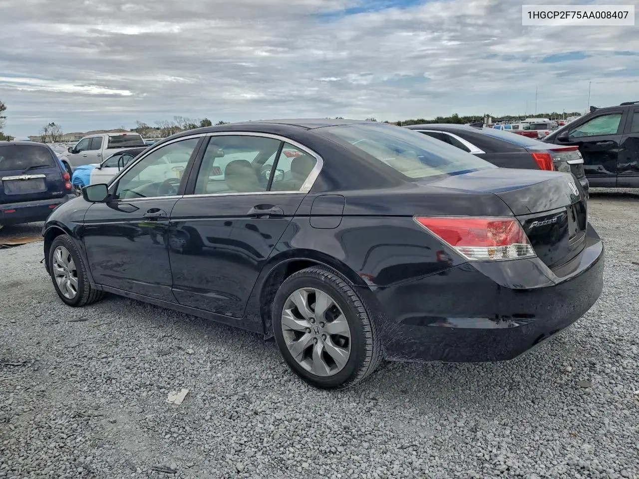 1HGCP2F75AA008407 2010 Honda Accord Ex