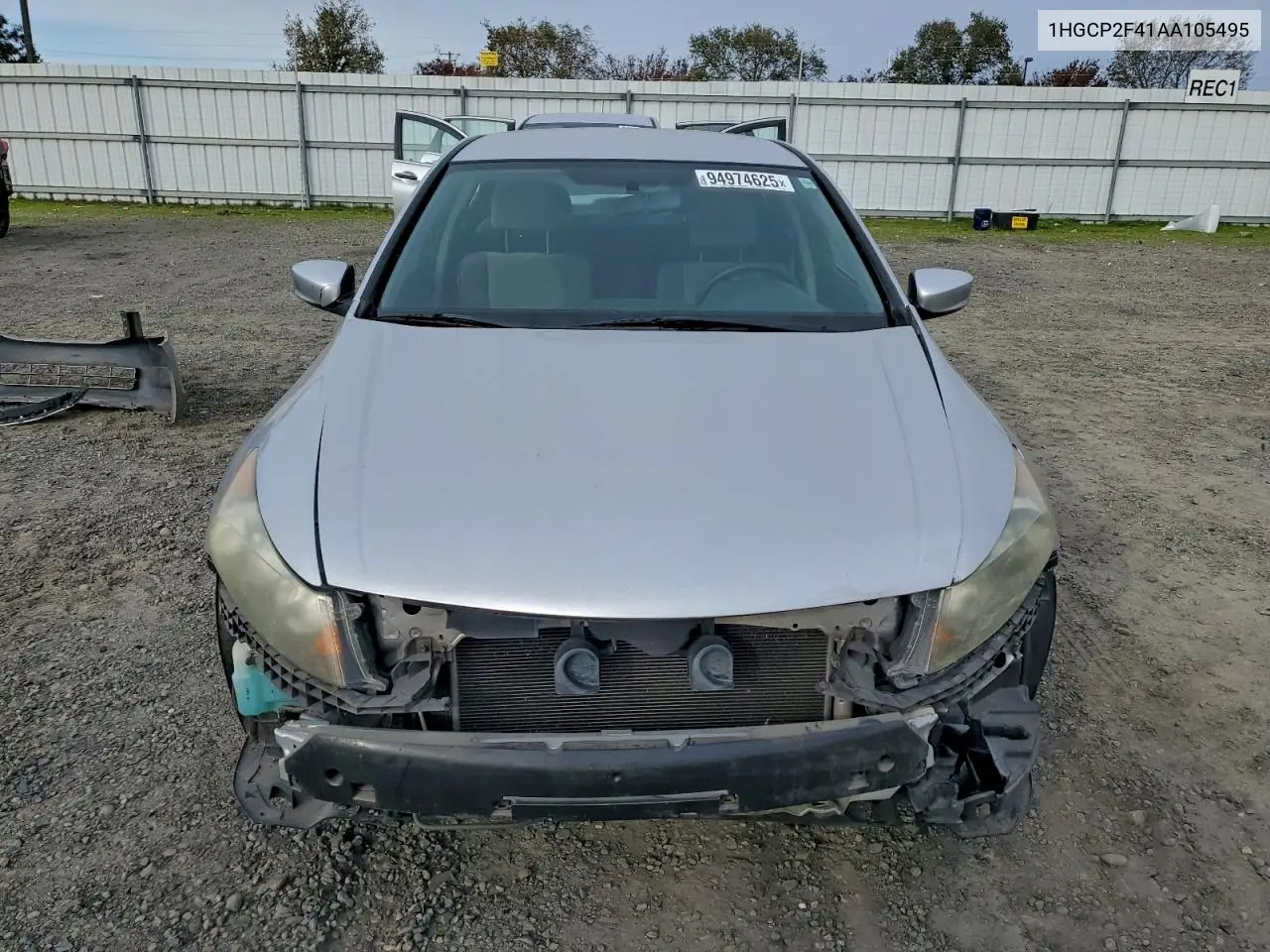 1HGCP2F41AA105495 2010 Honda Accord Lxp
