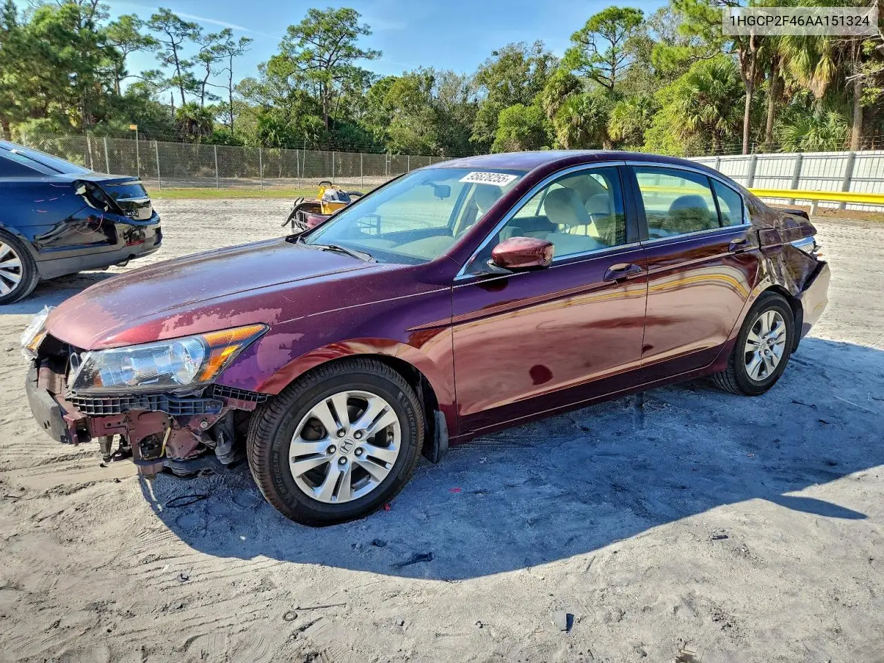 1HGCP2F46AA151324 2010 Honda Accord Lxp