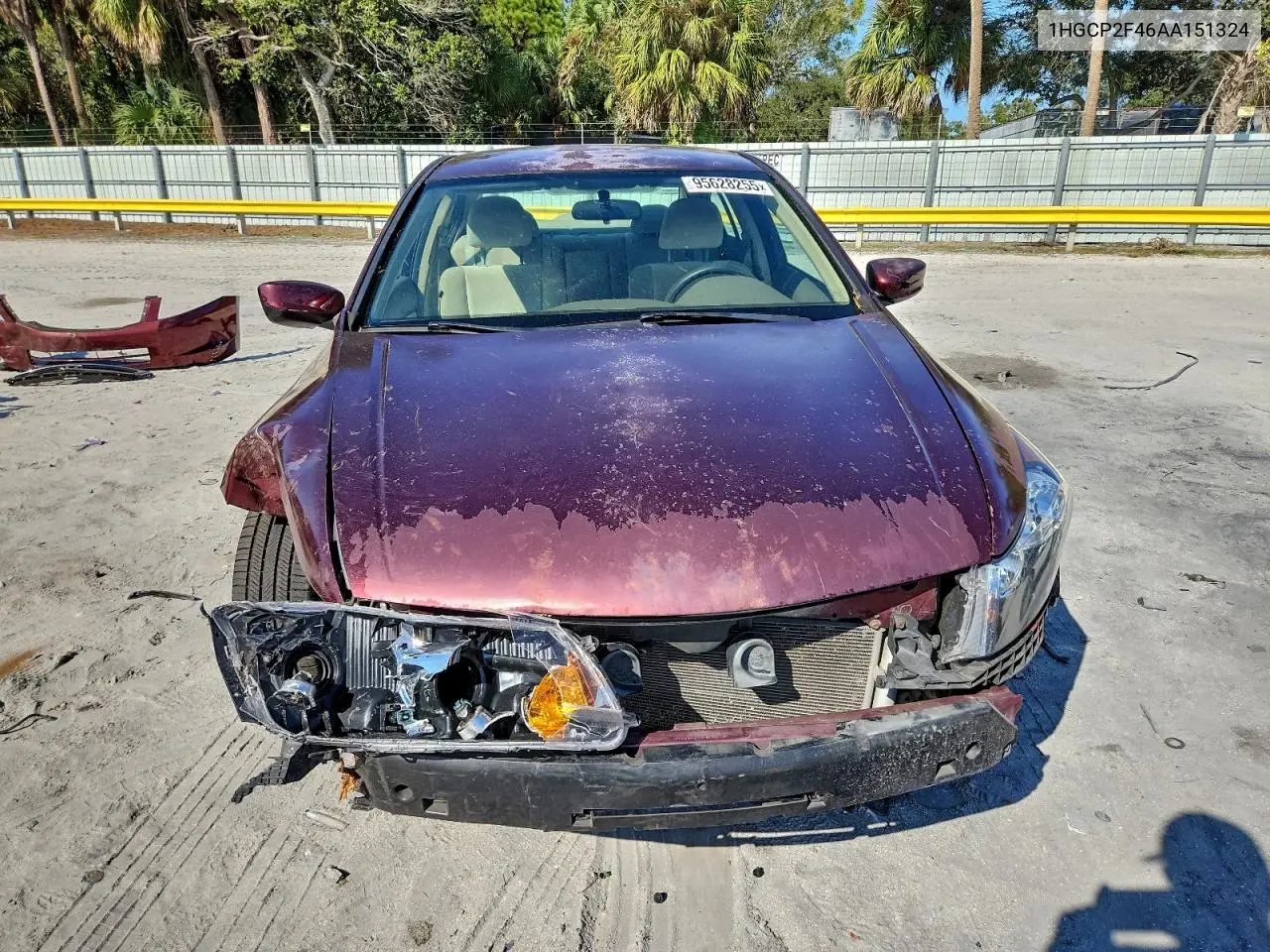1HGCP2F46AA151324 2010 Honda Accord Lxp