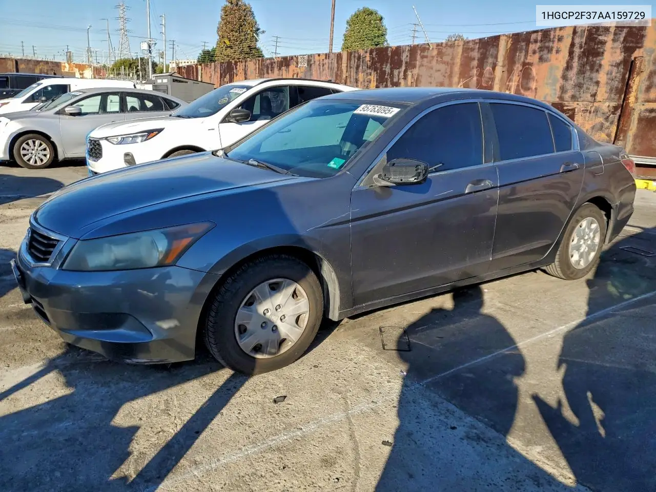 1HGCP2F37AA159729 2010 Honda Accord Lx