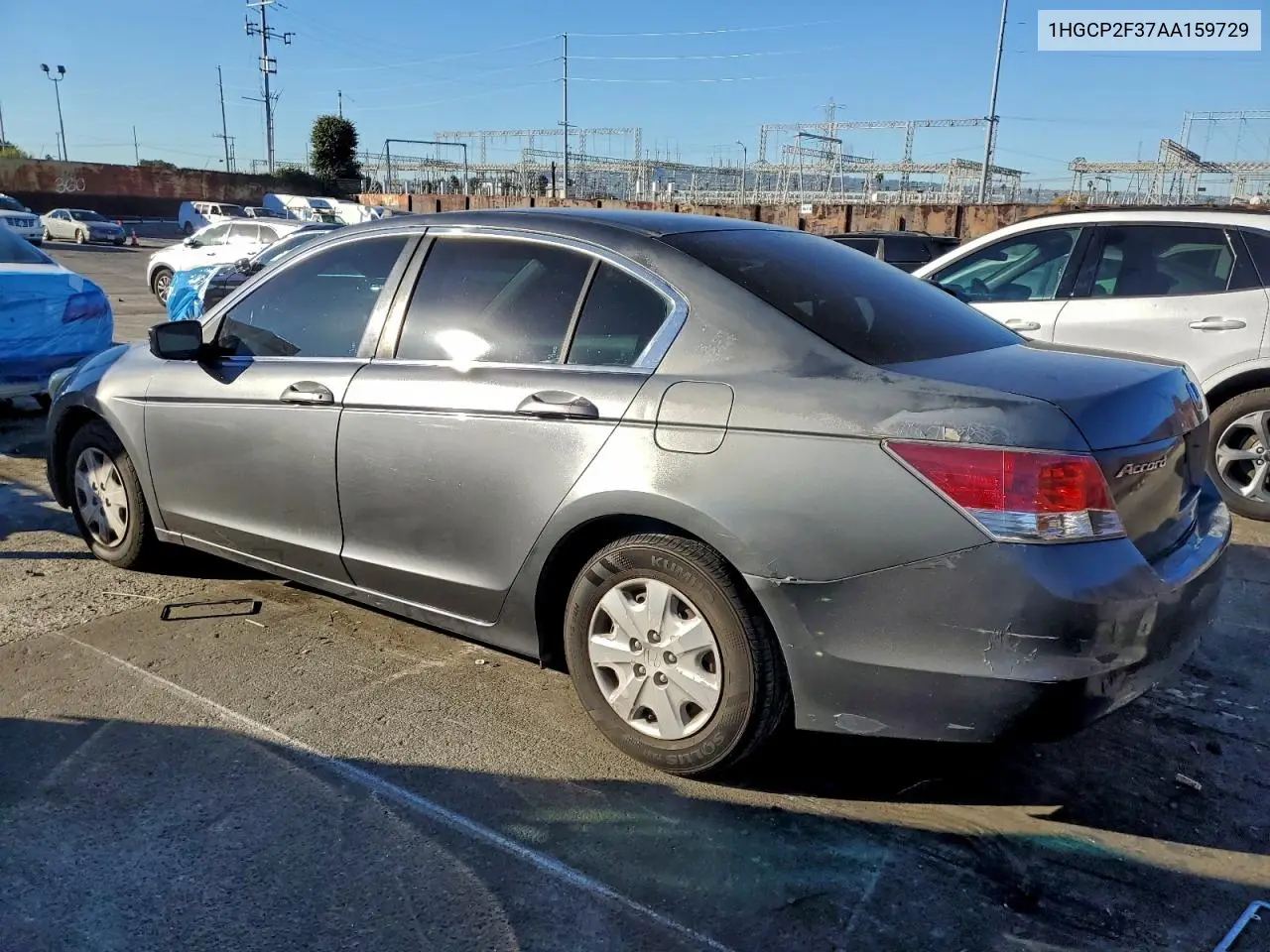1HGCP2F37AA159729 2010 Honda Accord Lx