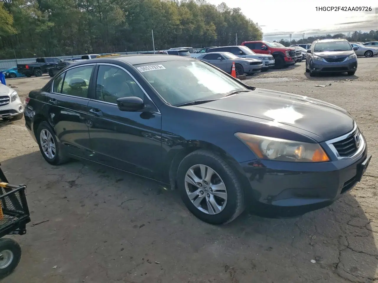1HGCP2F42AA019726 2010 Honda Accord Lxp