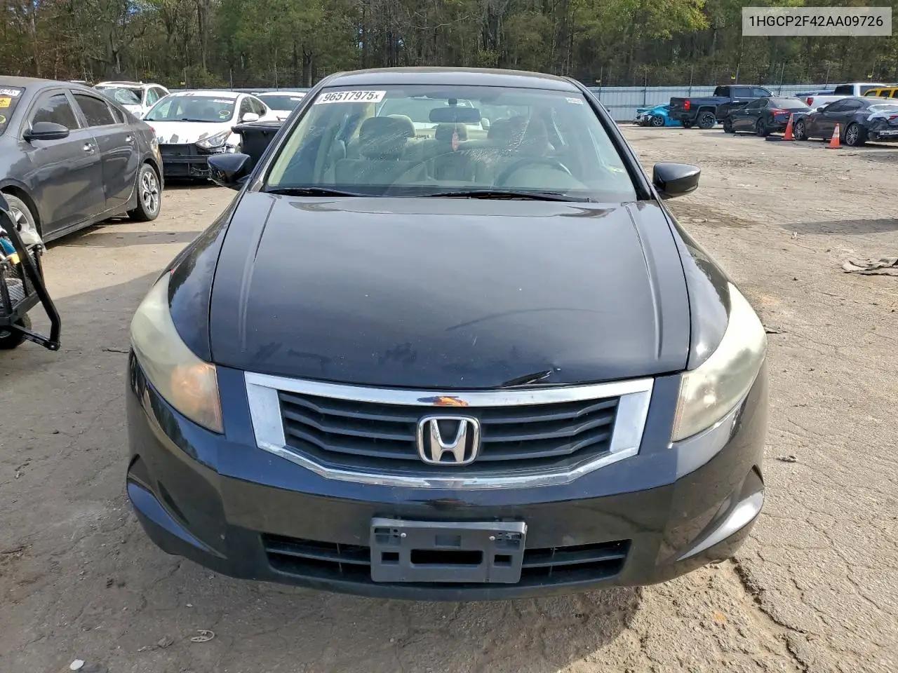 1HGCP2F42AA019726 2010 Honda Accord Lxp