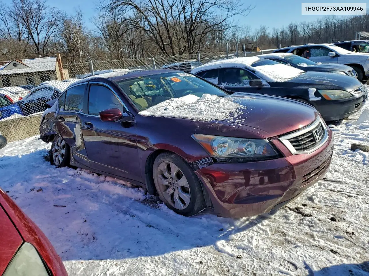1HGCP2F73AA109946 2010 Honda Accord Ex