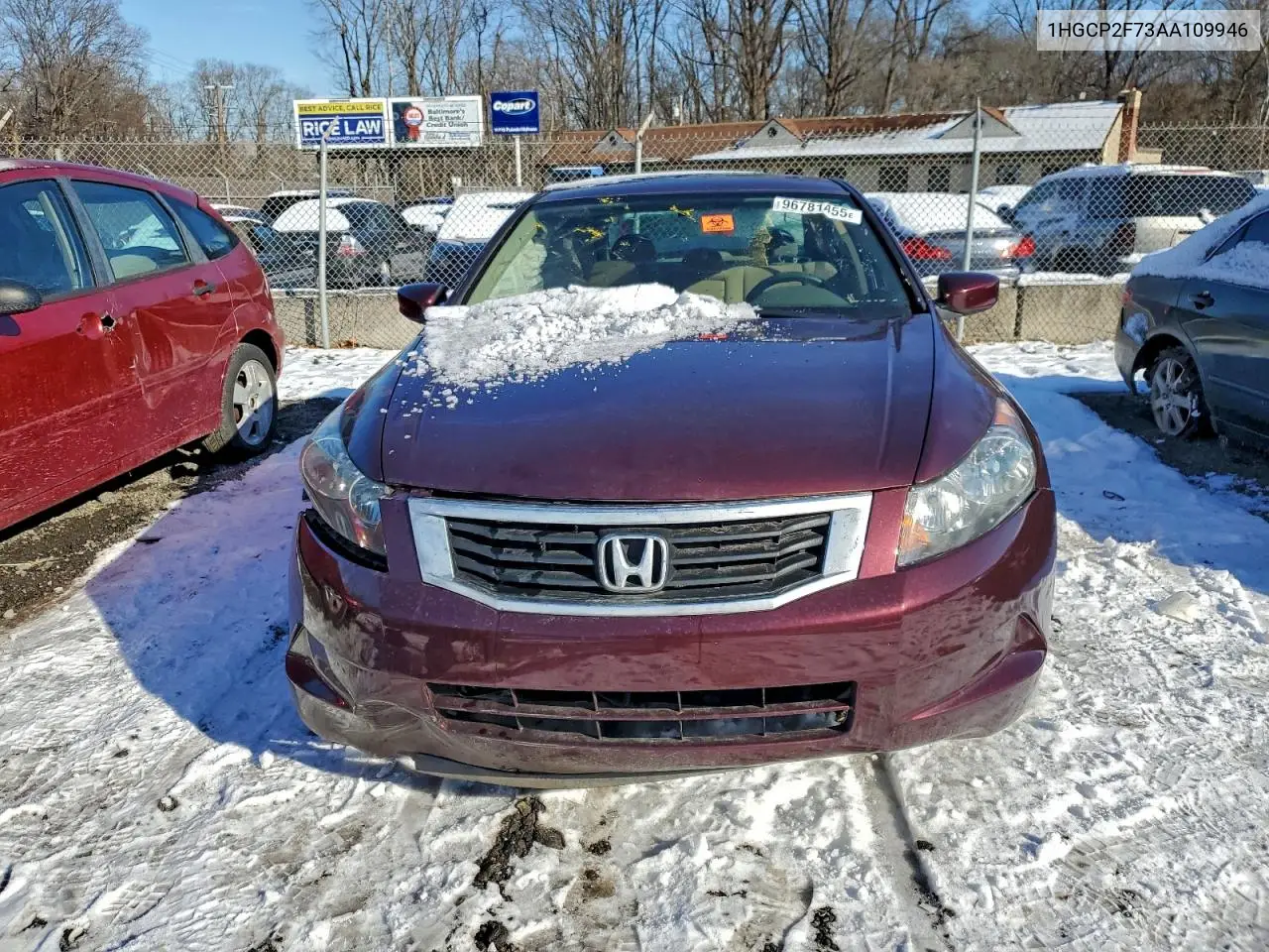 1HGCP2F73AA109946 2010 Honda Accord Ex