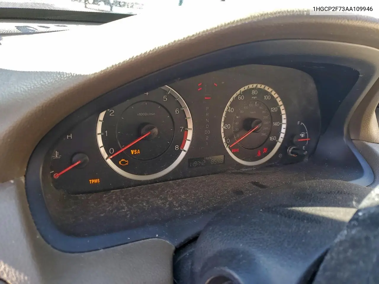 1HGCP2F73AA109946 2010 Honda Accord Ex