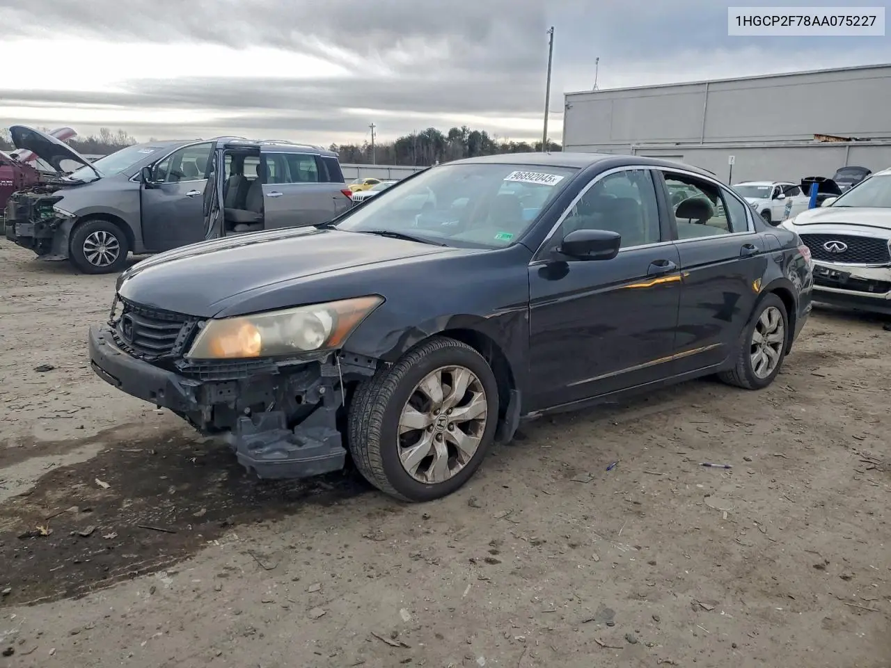 1HGCP2F78AA075227 2010 Honda Accord Ex