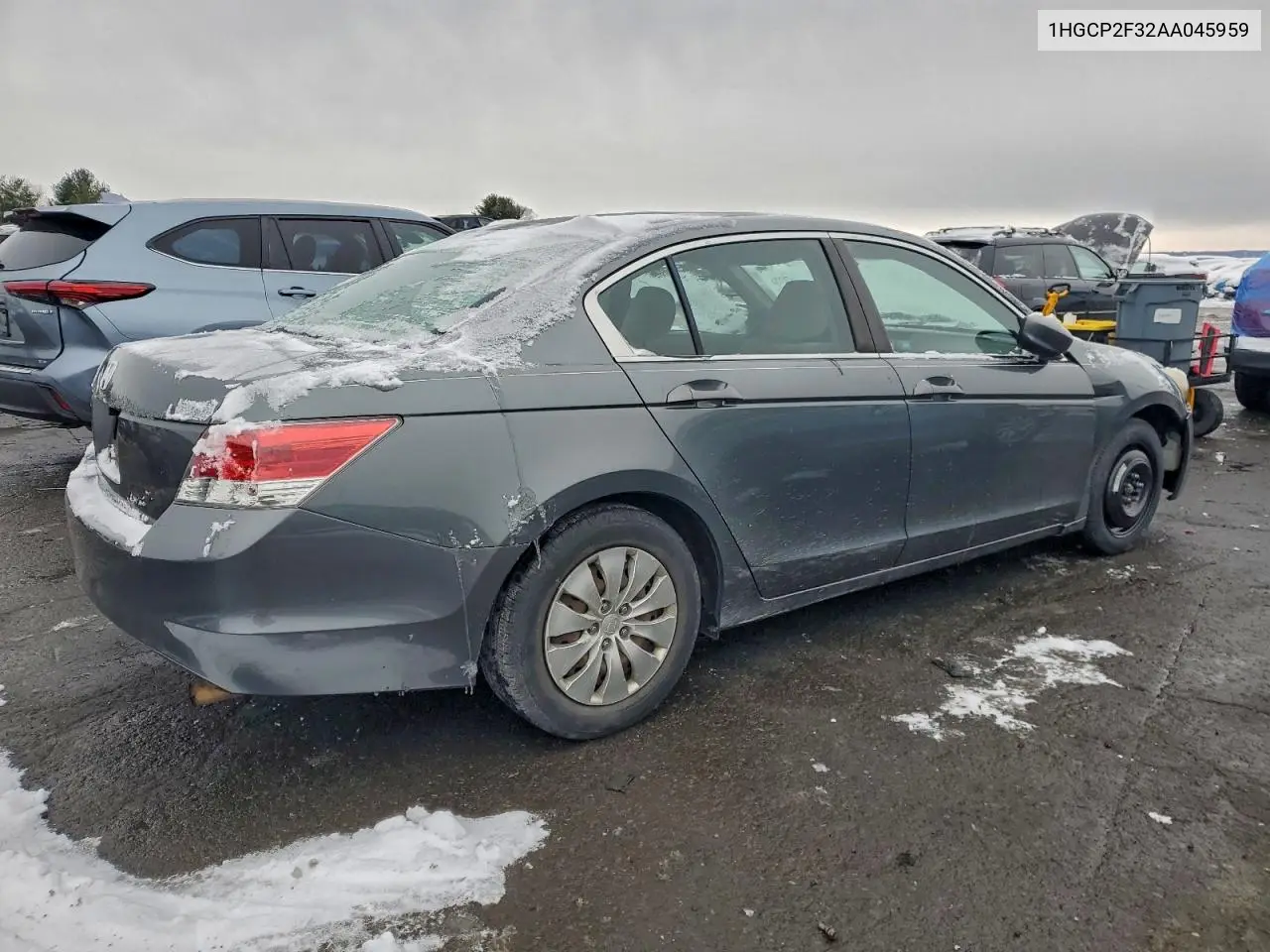 1HGCP2F32AA045959 2010 Honda Accord Lx