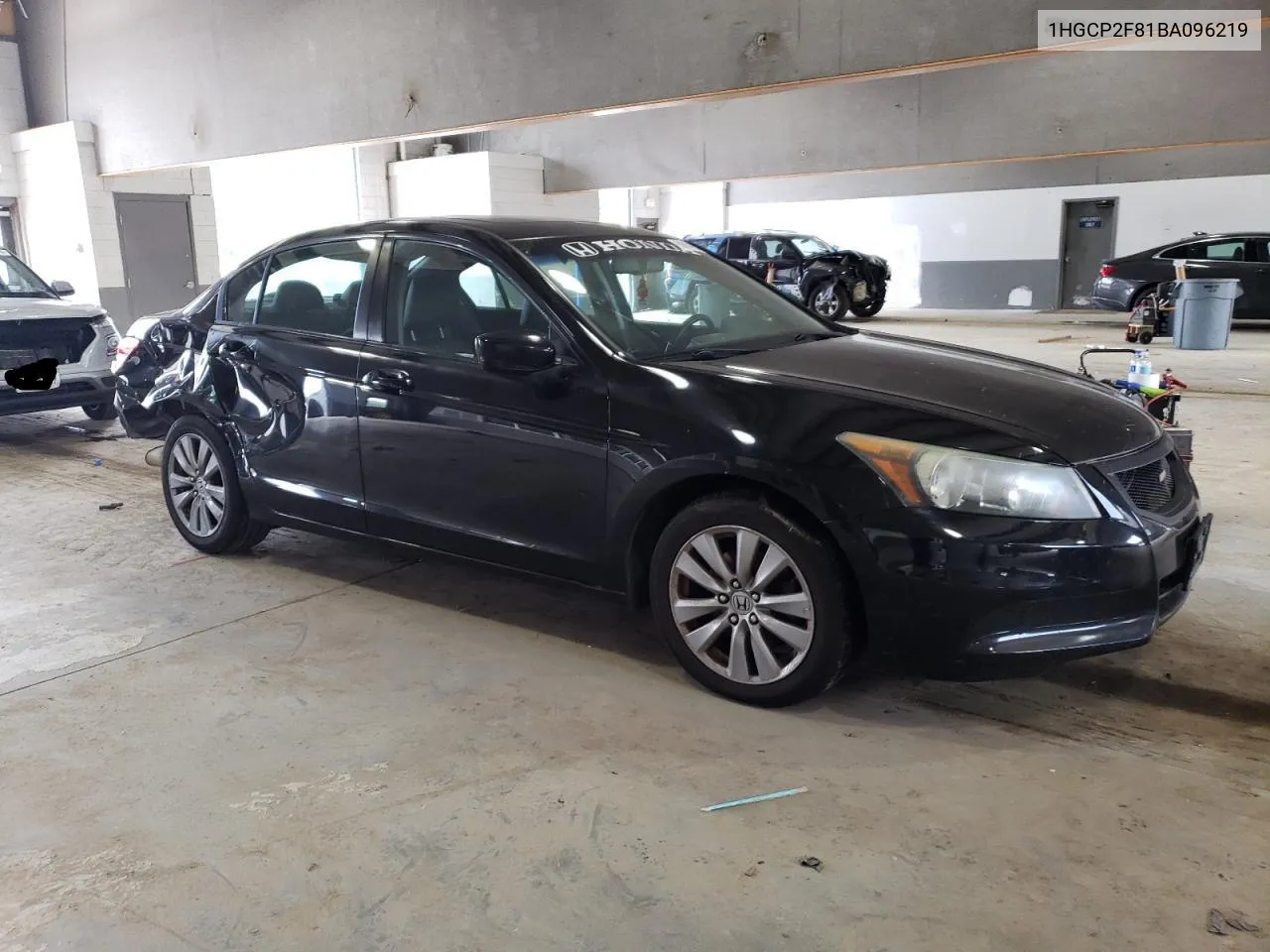 2011 Honda Accord Exl VIN: 1HGCP2F81BA096219 Lot: 59934034