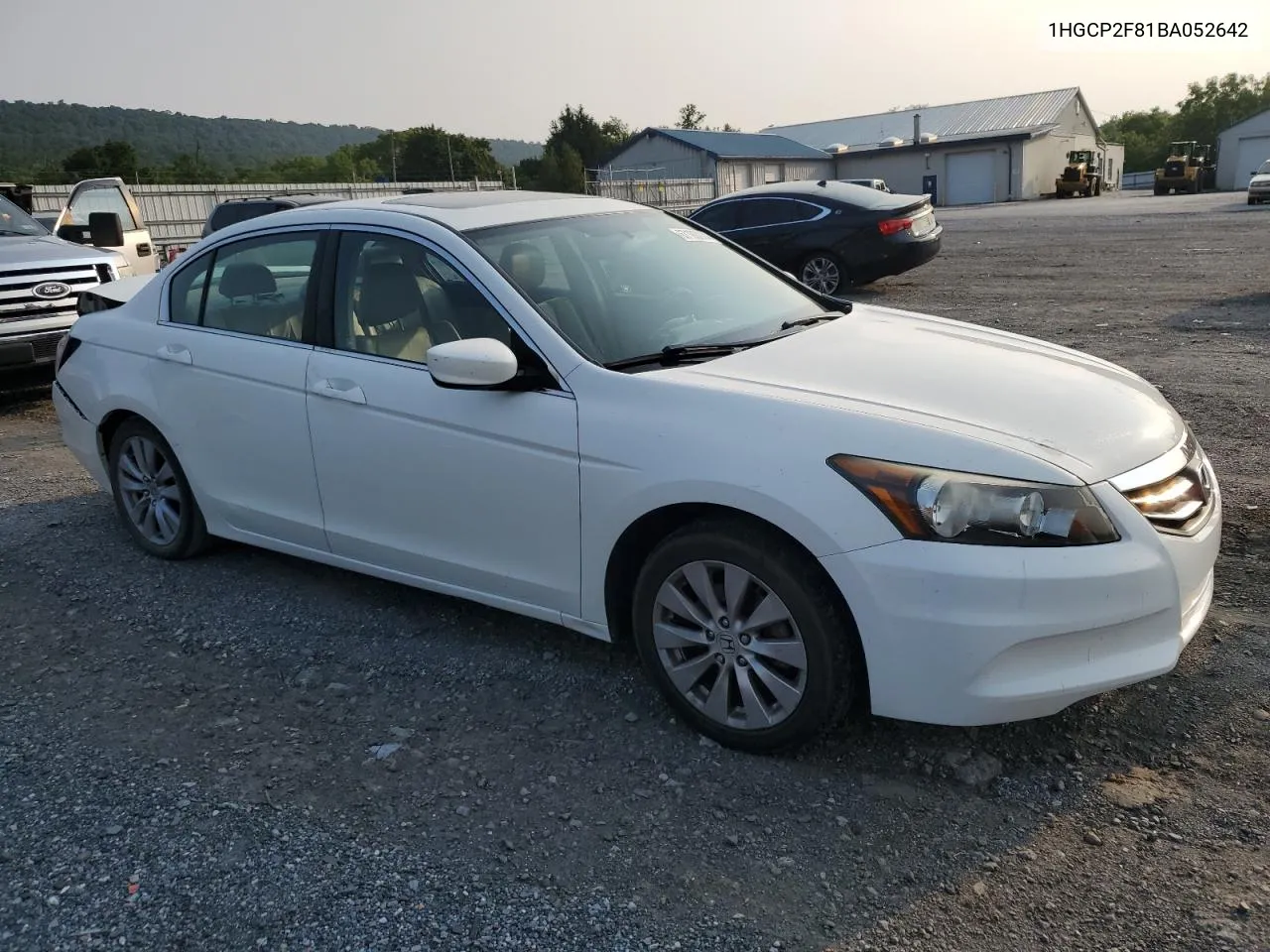 1HGCP2F81BA052642 2011 Honda Accord Exl