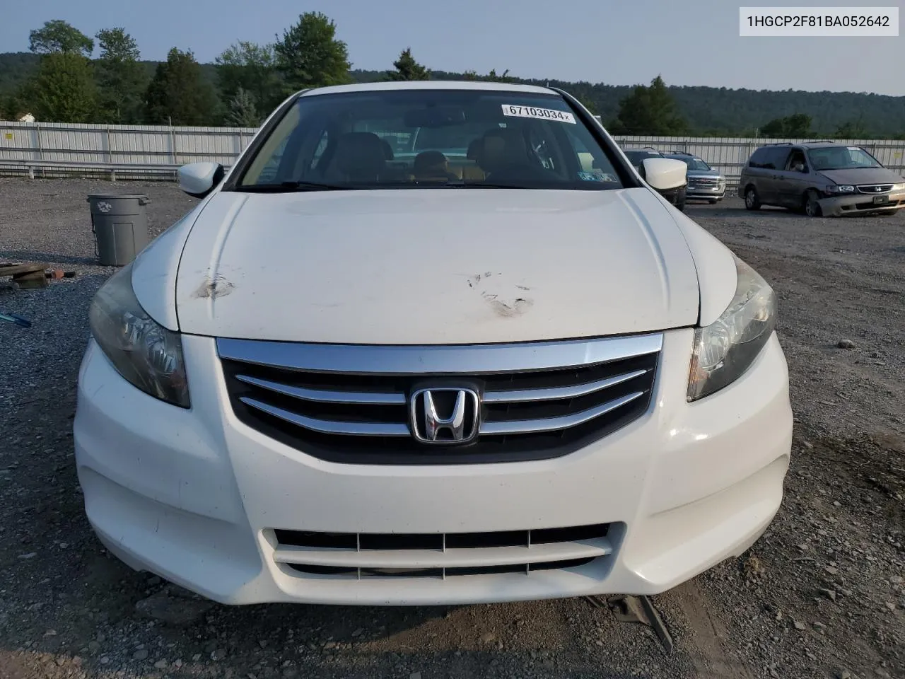 1HGCP2F81BA052642 2011 Honda Accord Exl