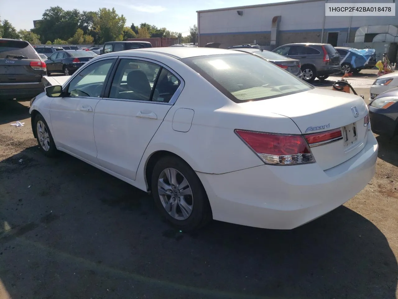 2011 Honda Accord Lxp VIN: 1HGCP2F42BA018478 Lot: 70848174