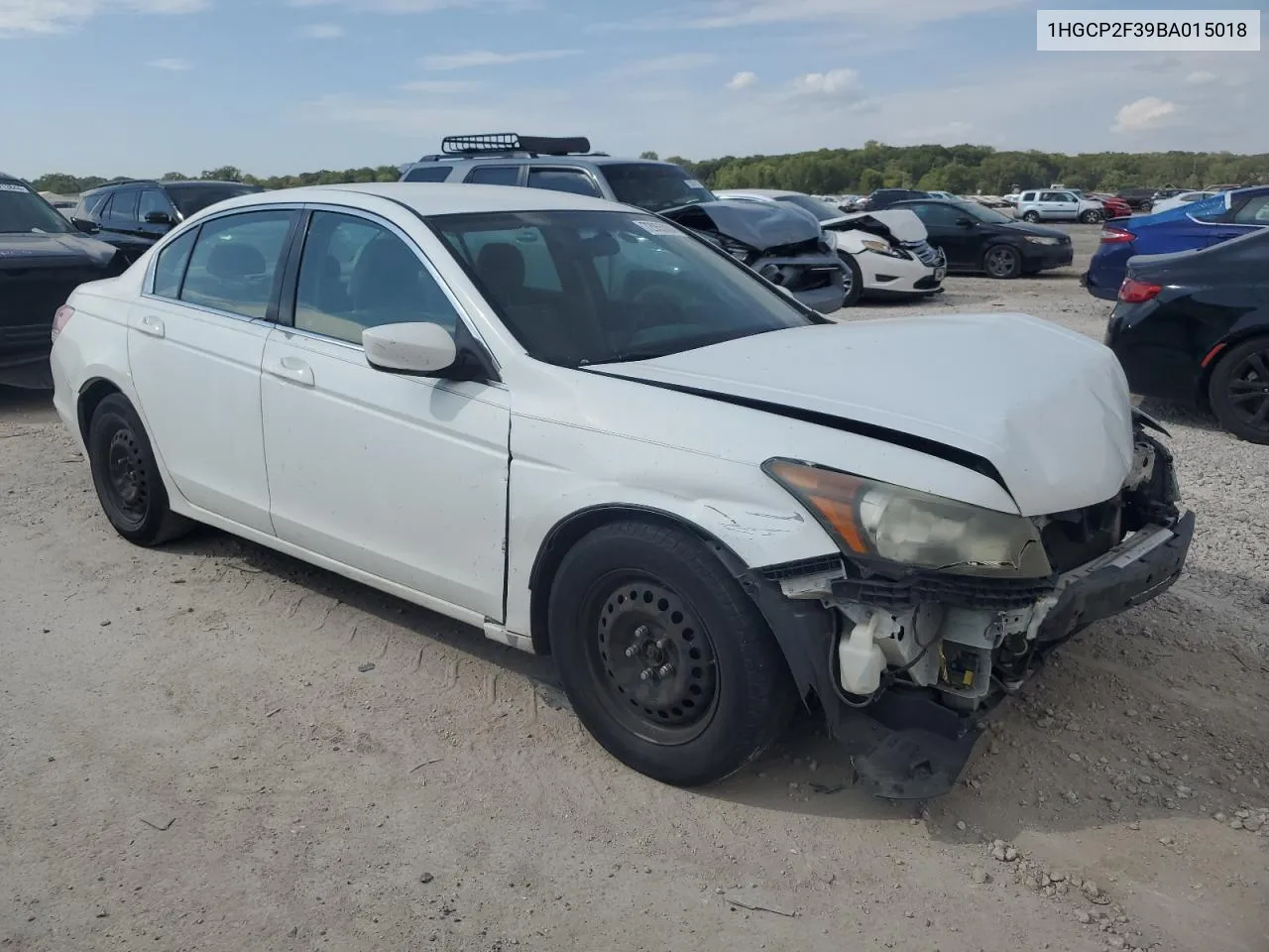 2011 Honda Accord Lx VIN: 1HGCP2F39BA015018 Lot: 72055004