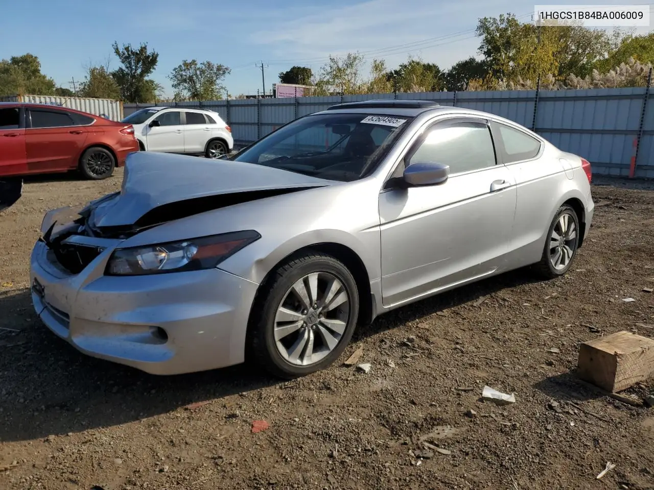 1HGCS1B84BA006009 2011 Honda Accord Exl
