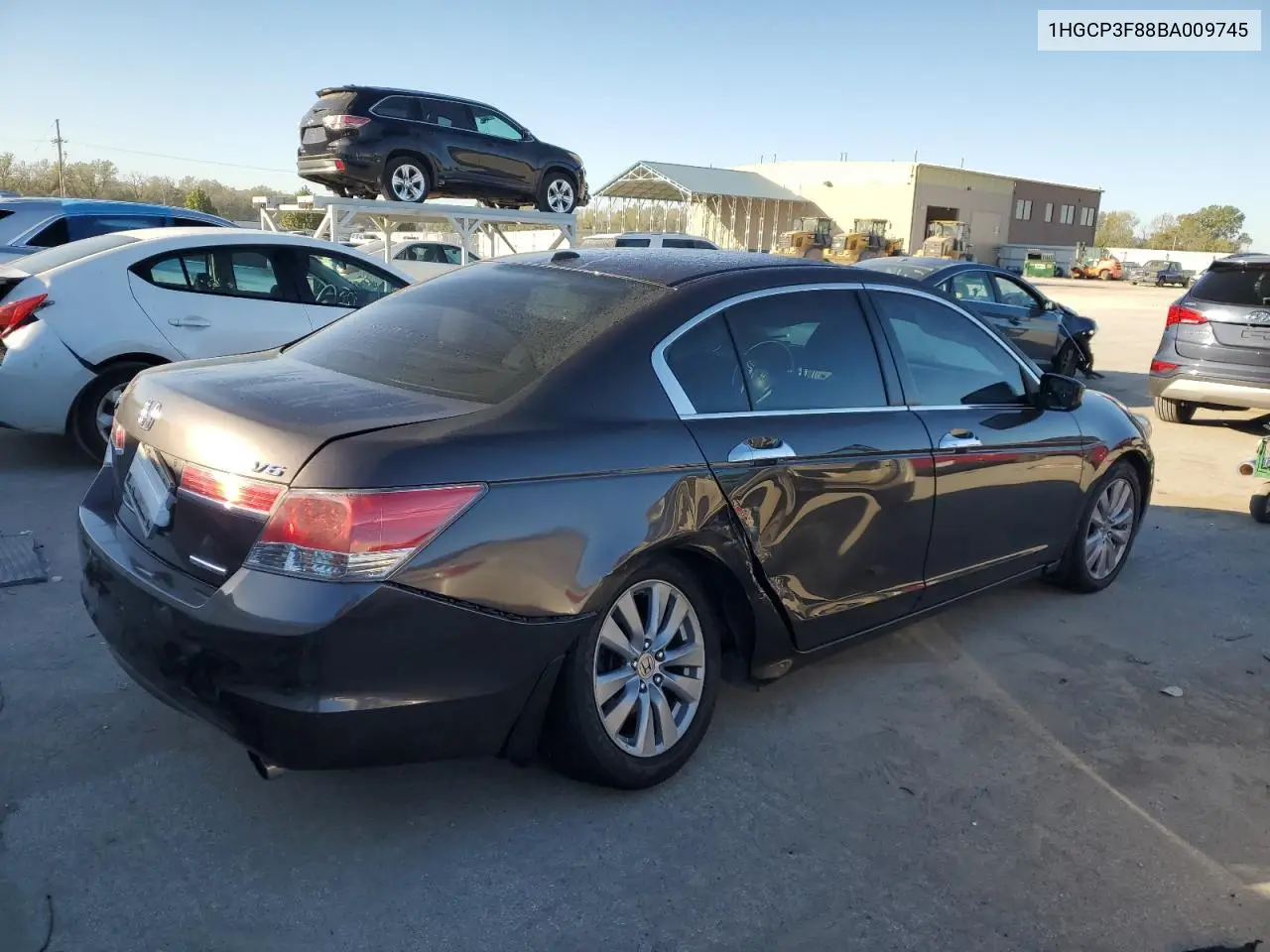 1HGCP3F88BA009745 2011 Honda Accord Exl