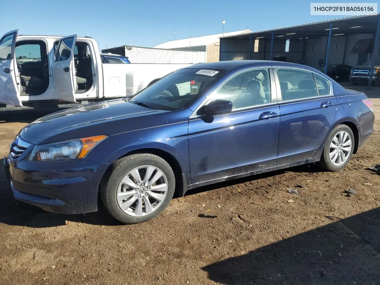 1HGCP2F81BA056156 2011 Honda Accord Exl