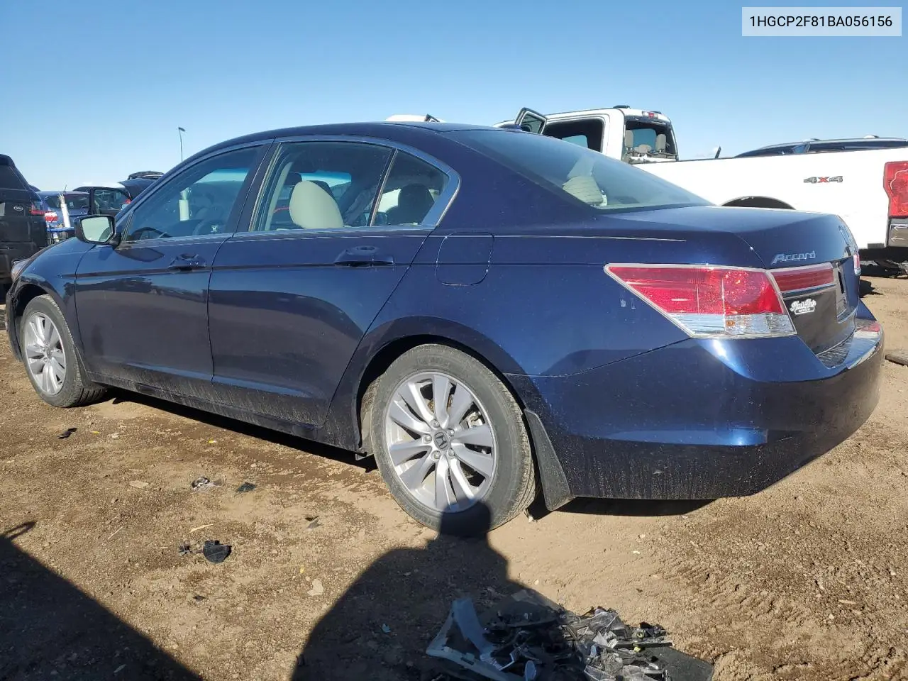 1HGCP2F81BA056156 2011 Honda Accord Exl