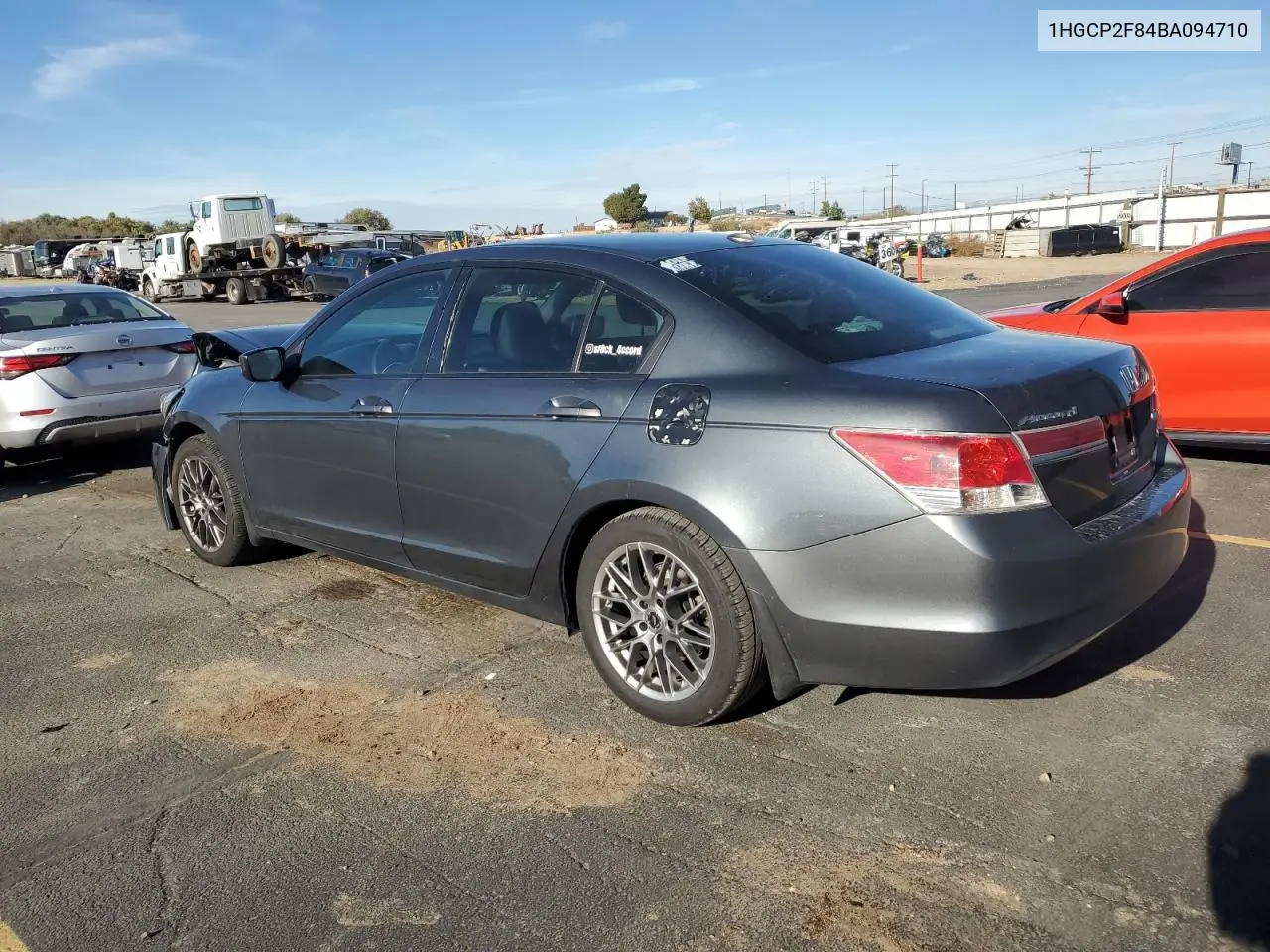 1HGCP2F84BA094710 2011 Honda Accord Exl