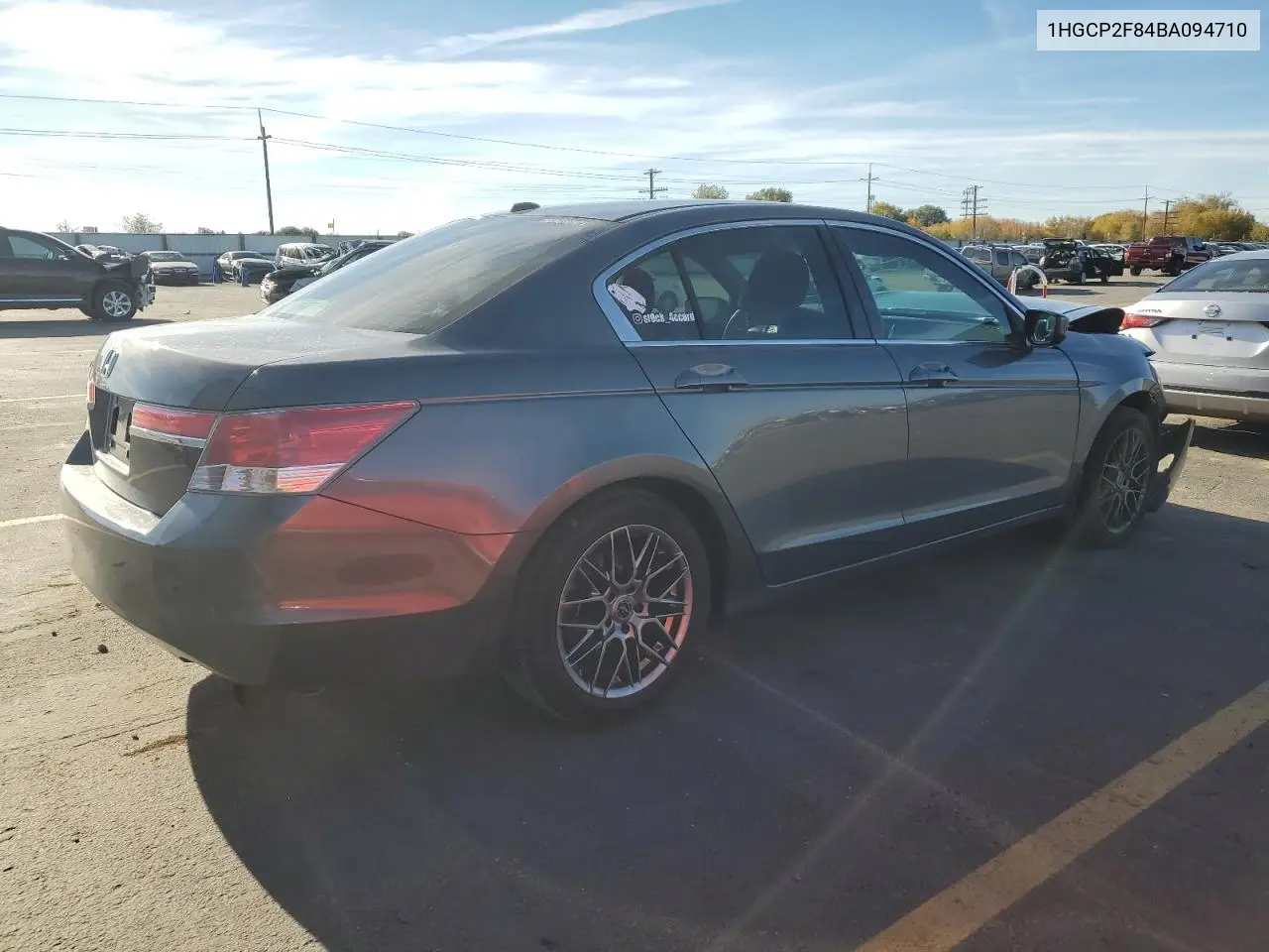1HGCP2F84BA094710 2011 Honda Accord Exl