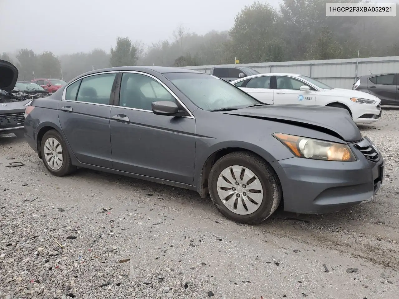 1HGCP2F3XBA052921 2011 Honda Accord Lx