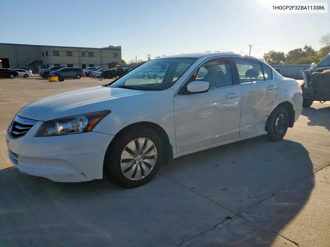 1HGCP2F32BA113386 2011 Honda Accord Lx