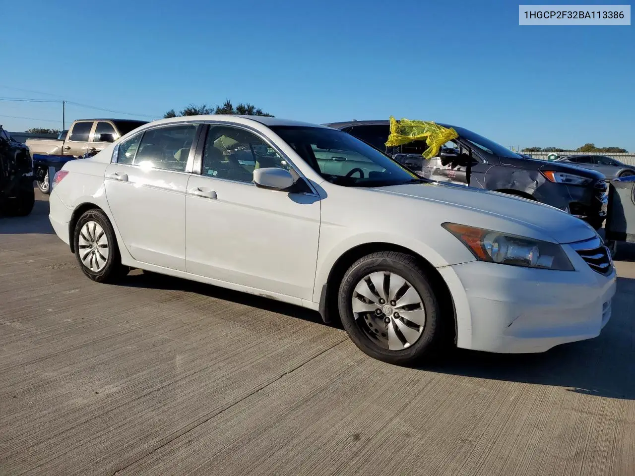 1HGCP2F32BA113386 2011 Honda Accord Lx