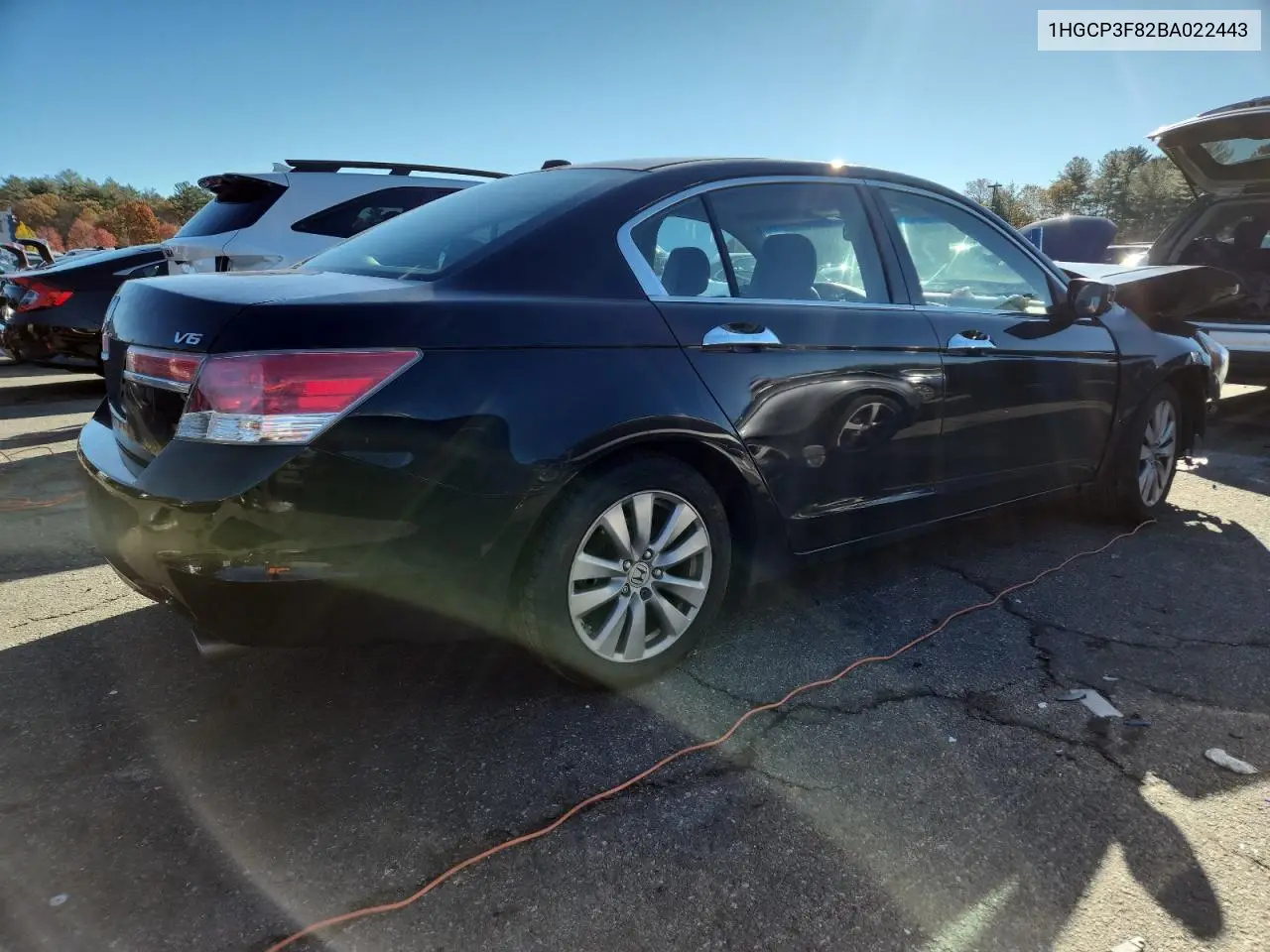 1HGCP3F82BA022443 2011 Honda Accord Exl