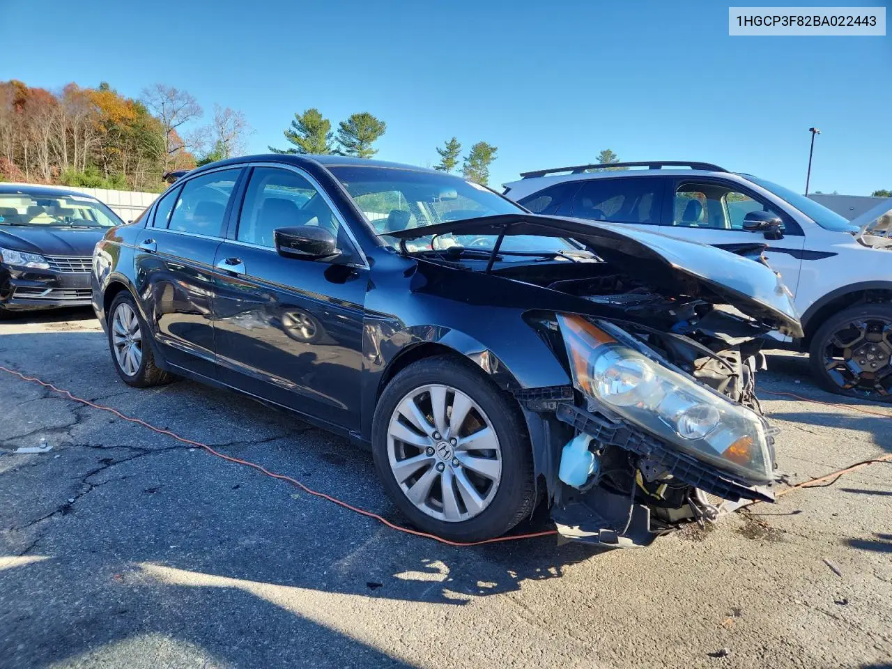 1HGCP3F82BA022443 2011 Honda Accord Exl