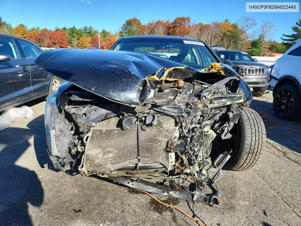 1HGCP3F82BA022443 2011 Honda Accord Exl