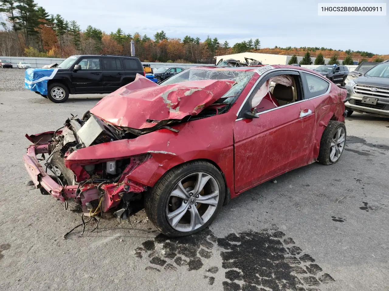 1HGCS2B80BA000911 2011 Honda Accord Exl