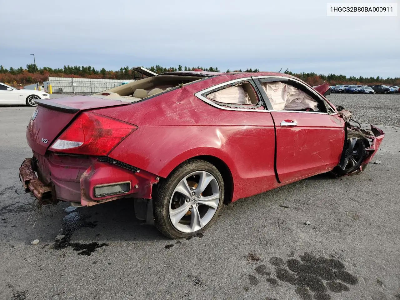 1HGCS2B80BA000911 2011 Honda Accord Exl