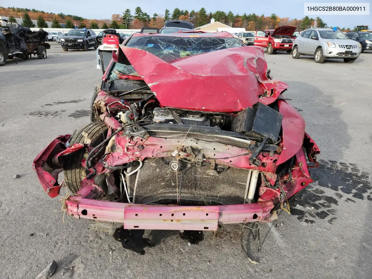 1HGCS2B80BA000911 2011 Honda Accord Exl