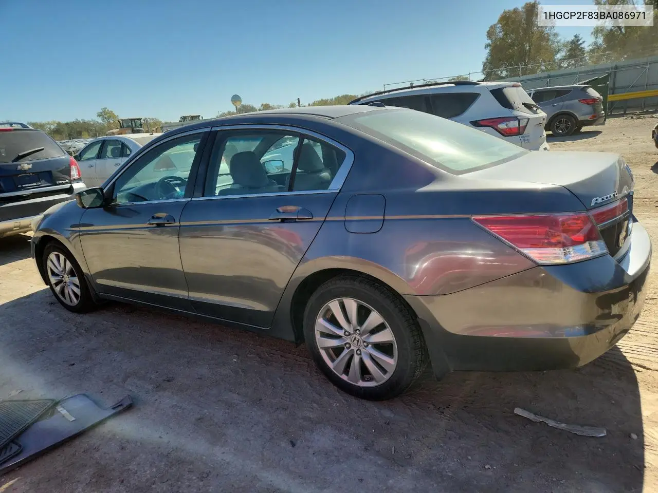 1HGCP2F83BA086971 2011 Honda Accord Exl