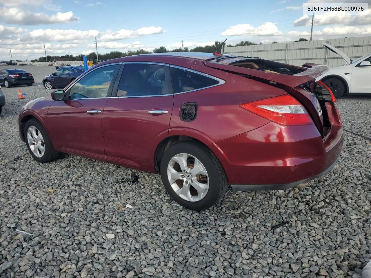 5J6TF2H58BL000976 2011 Honda Accord Crosstour Exl