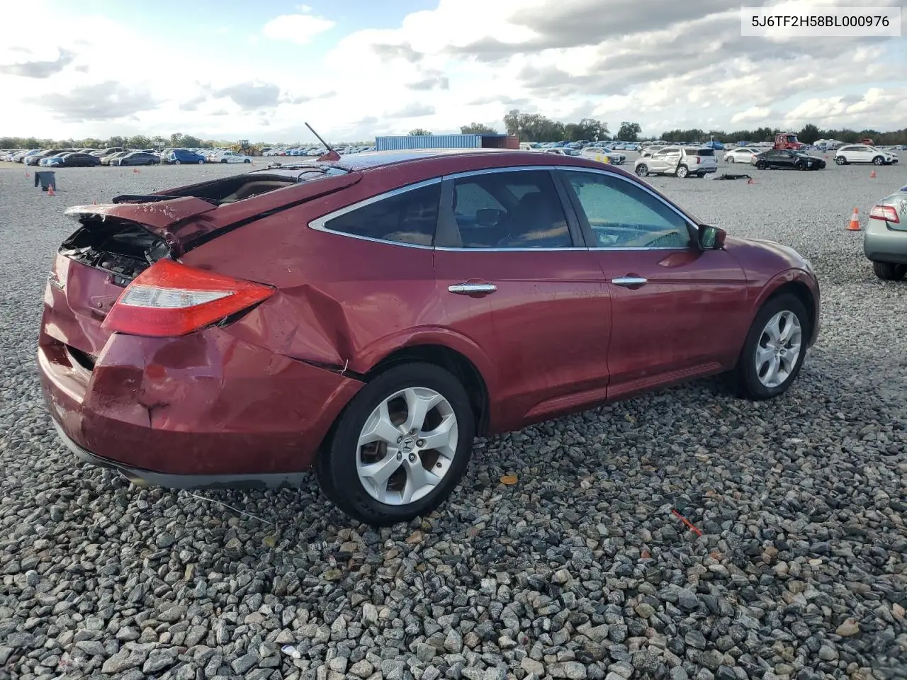5J6TF2H58BL000976 2011 Honda Accord Crosstour Exl