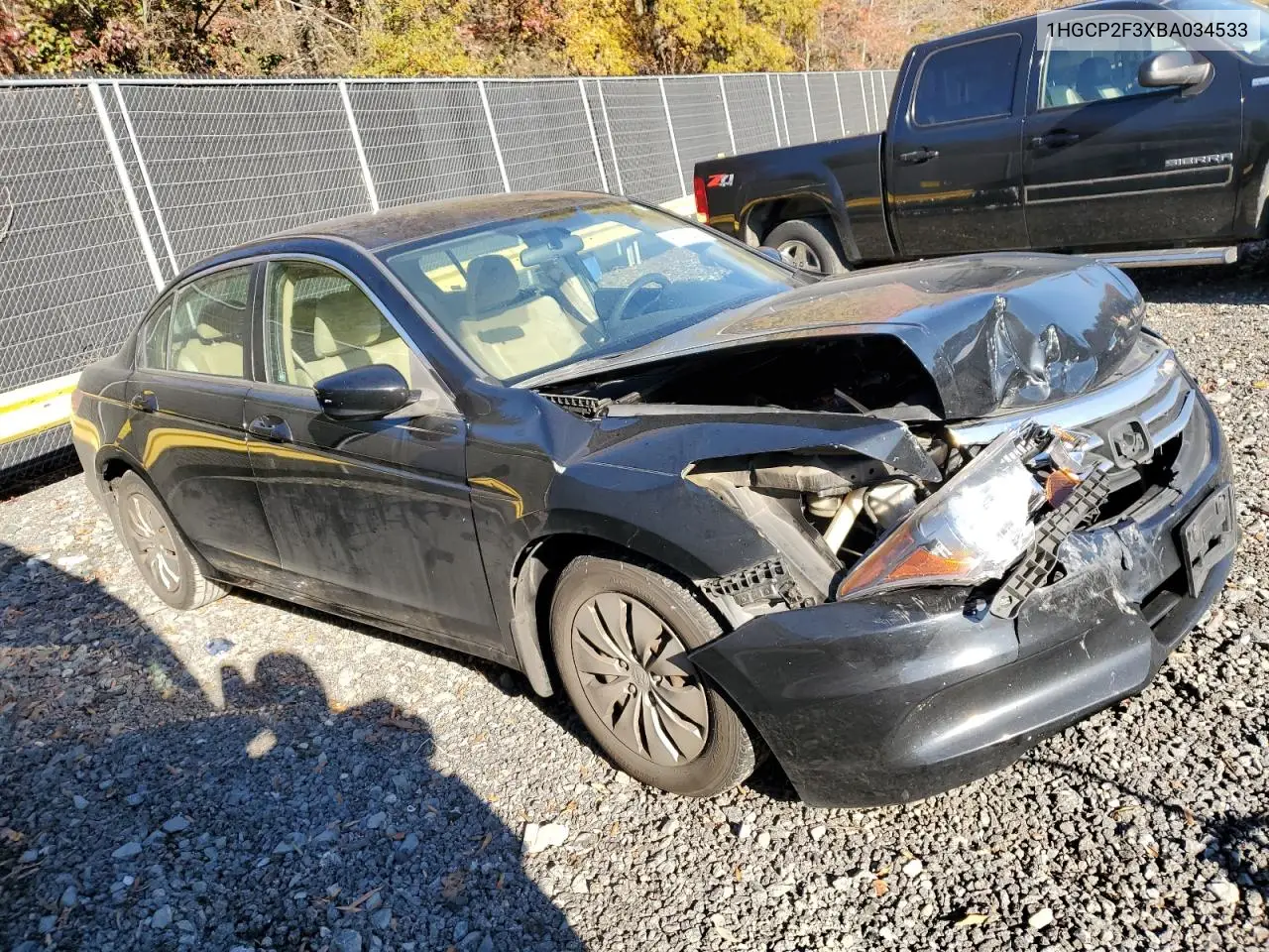 1HGCP2F3XBA034533 2011 Honda Accord Lx