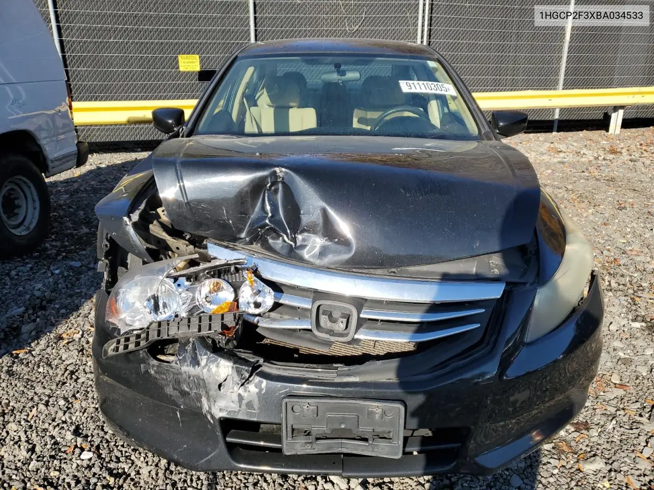 1HGCP2F3XBA034533 2011 Honda Accord Lx