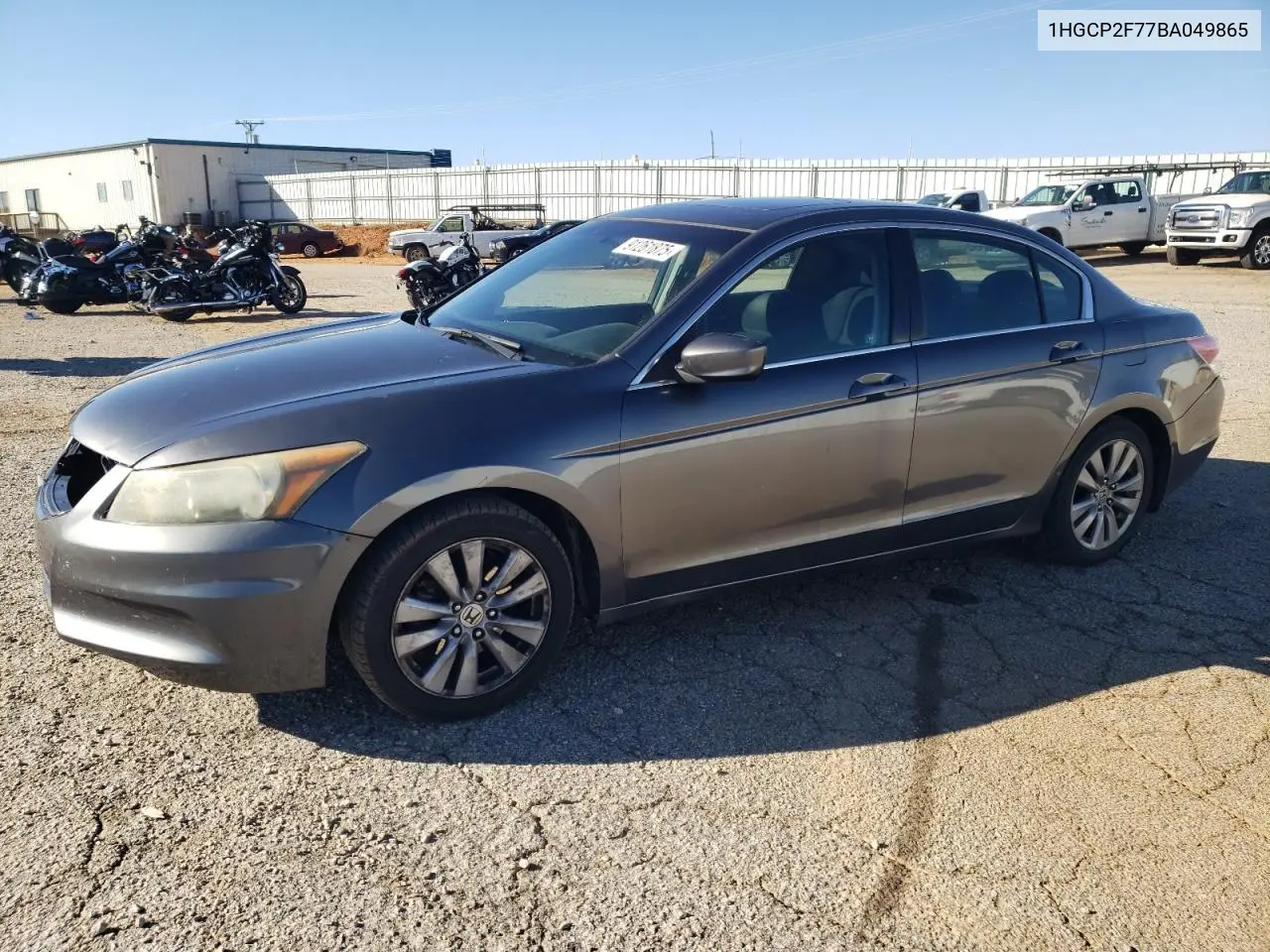 1HGCP2F77BA049865 2011 Honda Accord Ex
