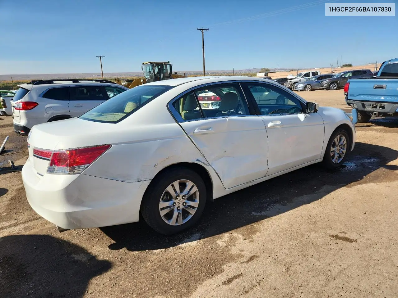 1HGCP2F66BA107830 2011 Honda Accord Se