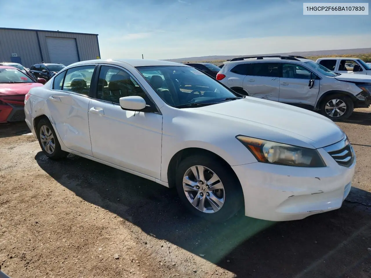 1HGCP2F66BA107830 2011 Honda Accord Se
