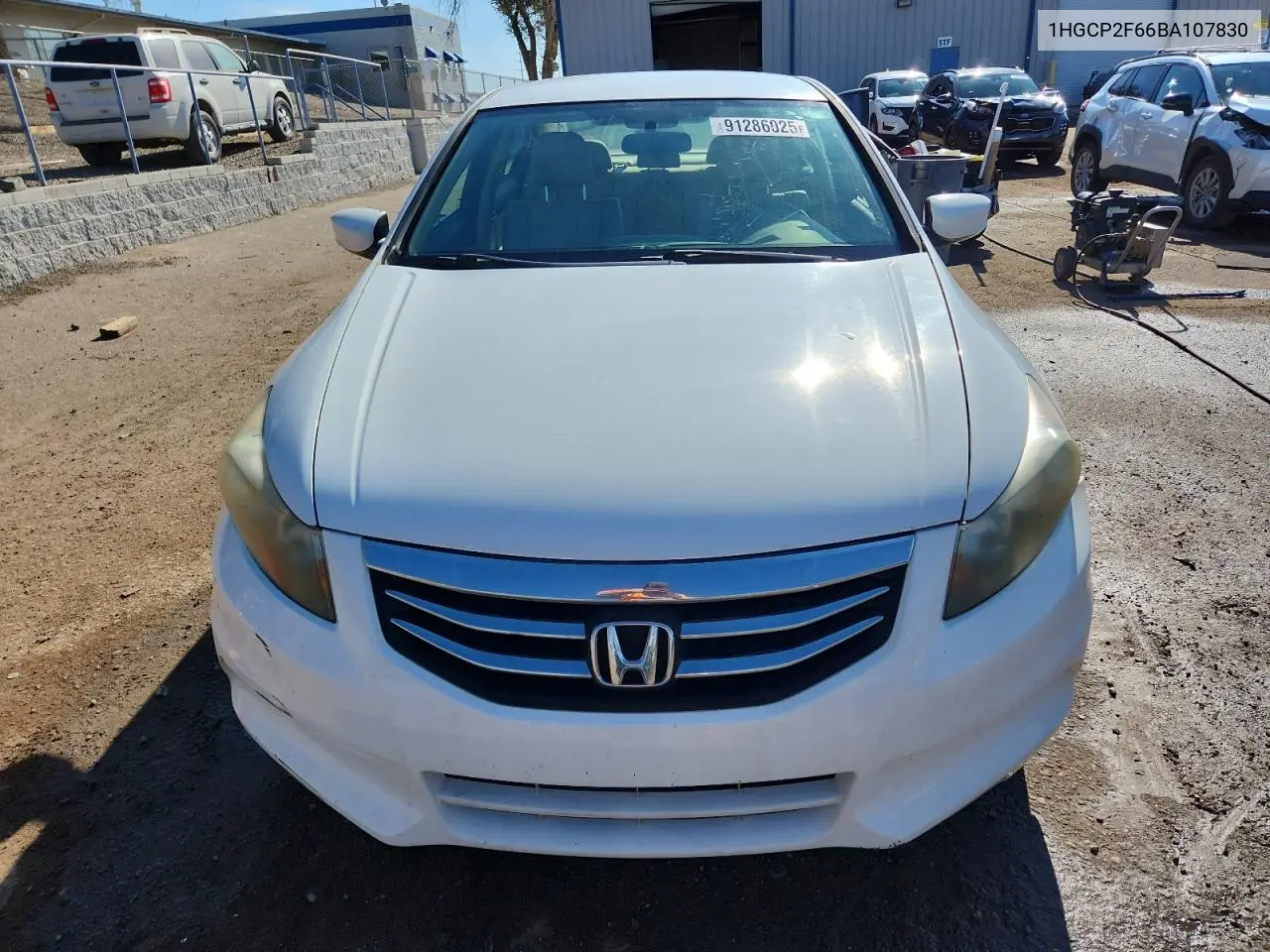 1HGCP2F66BA107830 2011 Honda Accord Se