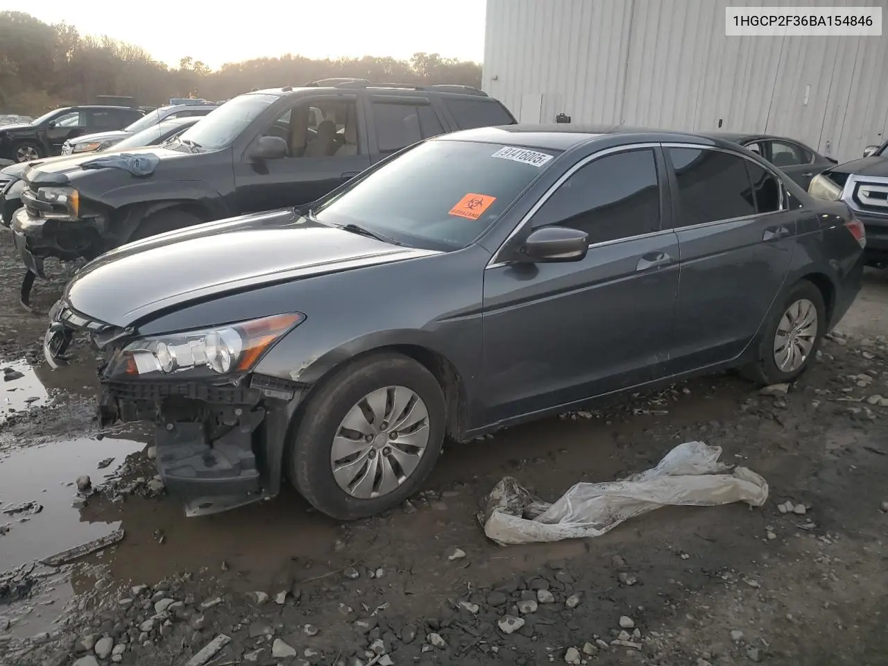 1HGCP2F36BA154846 2011 Honda Accord Lx