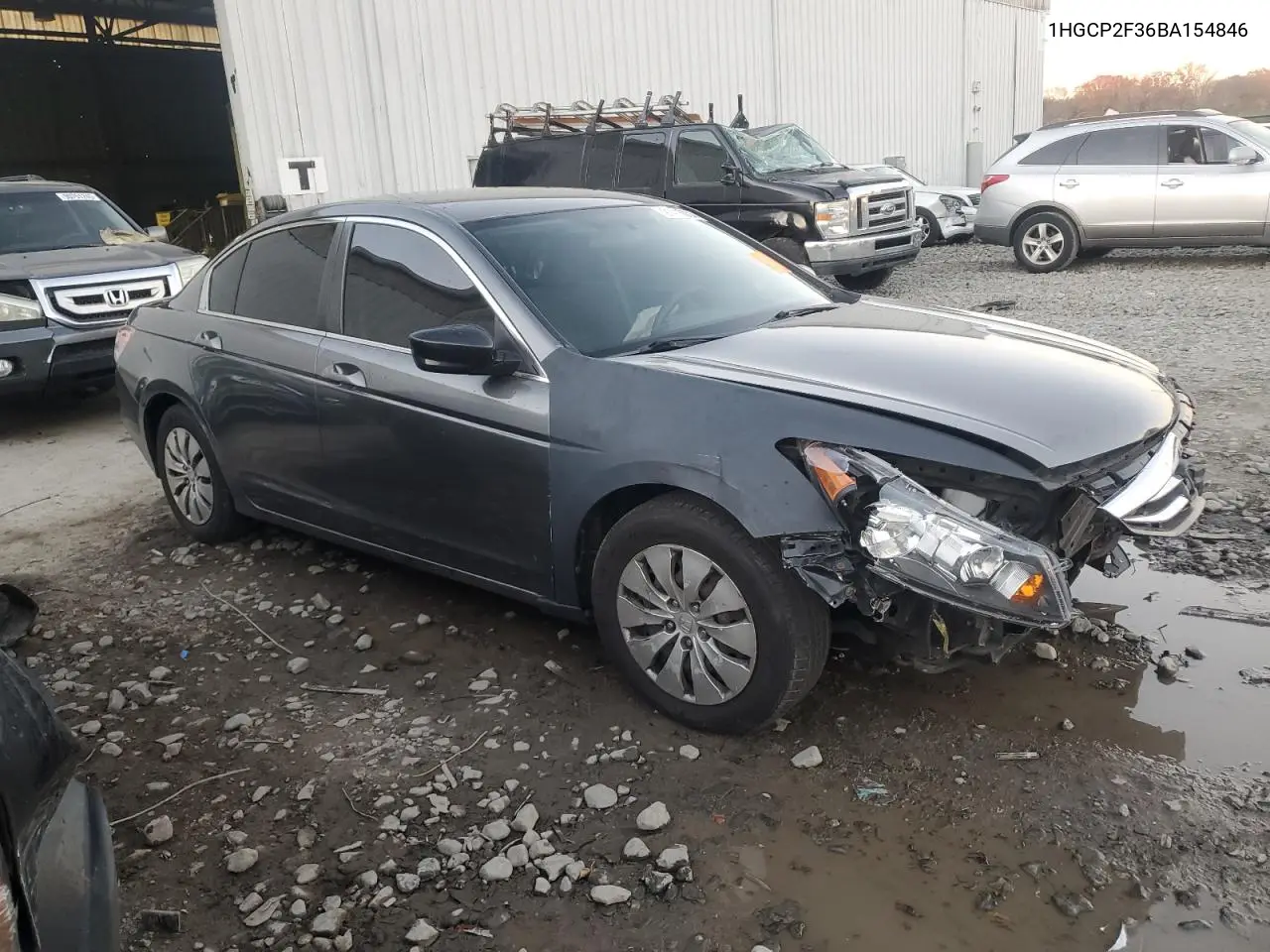 1HGCP2F36BA154846 2011 Honda Accord Lx