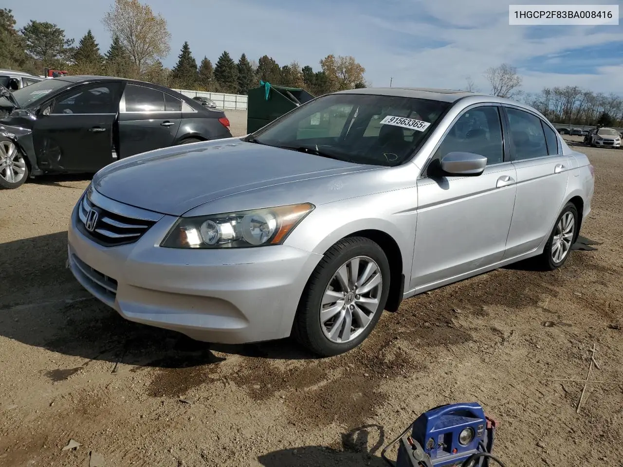 1HGCP2F83BA008416 2011 Honda Accord Exl